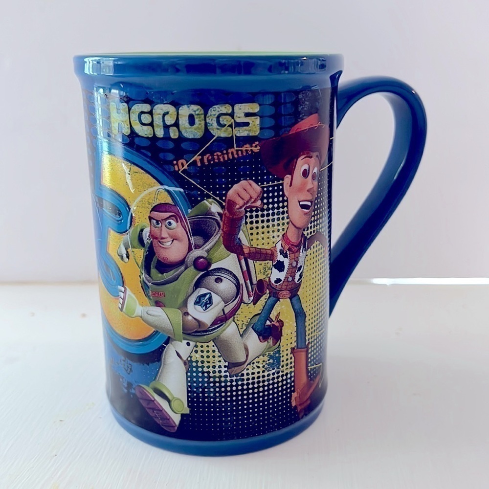 Disney Pixar Toy Story 3 Heroes in Transition oversized coffee mug